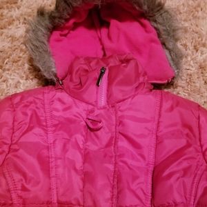 Girls winter coat size 8-10 in pink